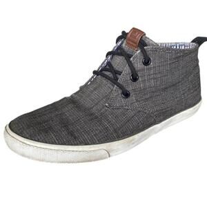 Ben Sherman Grey Bradford Chukka Runner Casual Sneaker Lace Up Shoe Size 8.5